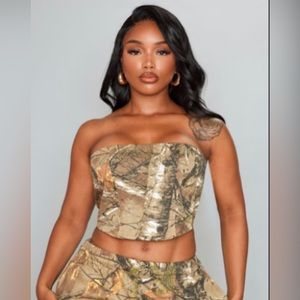 Shape Green Forest Camo Sweat Bandeau